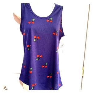 NWT Lularoe tank top with cherries! 🍒